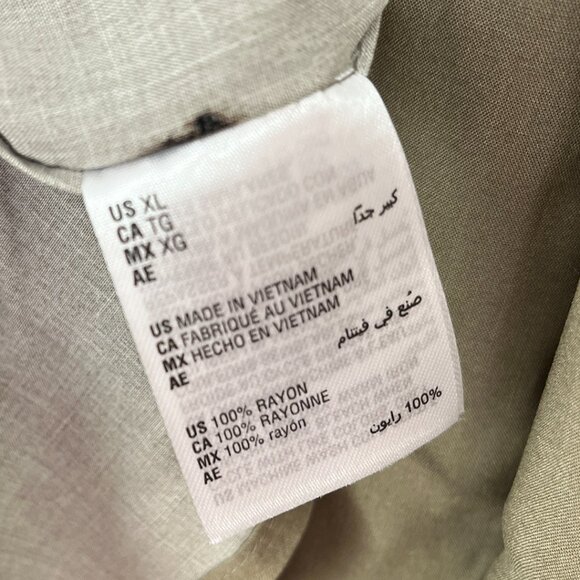 Men’s Rayon Abstract Print Camp Shirt INC International Concepts XL - Picture 10 of 13